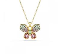 Swarovski Jewellery Swarovski Idyllia Mixed Cuts Multicolored Pave Gold Tone Necklace 1.6 x 2.1cm, 42-49cm