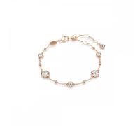 Swarovski Jewellery Swarovski Imber Round Cut Scattered Rose Gold Tone Bracelet 0.6 x 0.6cm, 16.5 - 20.5cm