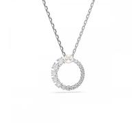 Swarovski Jewellery Swarovski Matrix Crystal & Pearl Circle Necklace 1.7 x 1.6cm, 38-45cm