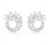 Swarovski Jewellery Swarovski Mesmera Marquise Cut Crystal Round Stud Earrings 2.4 x 2.1cm