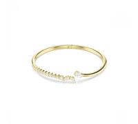 Swarovski Jewellery Swarovski Mesmera Mixed Cuts Crystal Gold Tone Open Bangle 1.5cm, 5.8 x 4.8cm