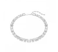 Swarovski Jewellery Swarovski Millenia Octagon Cut Tennis Necklace 1cm, 38.5 - 43.5cm