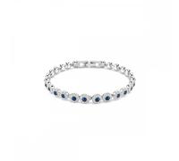 Swarovski Una Angelic Soft Bracelet, Blue, Rhodium shiny