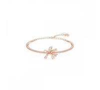 Swarovski Jewellery Swarovski Volta Bow Rose Gold Tone Bangle 2x1.6cm, 17cm
