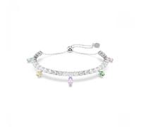 Swarovski Jewellery Swarovski x Ariana Grande Mixed Cuts Multicoloured Adjustable Slider Bracelet 0.4cm, 12-24cm