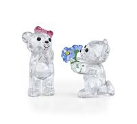 Swarovski Kris Bear I Adore You Two Piece Crystal Figurine Set