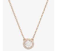 Swarovski Ladies Constella Rose Gold-Plated Halo Necklace 5636272