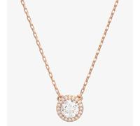 Swarovski Constella Round Cut Pavé White Rose Gold-Tone Plated Pendant 5636272 - Swarovski Crystal Rose Gold-tone Plated