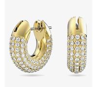 Swarovski Dextera Hoop Pavé White Gold-tone Plated Earrings 5636530 - Crystal / Gold-tone Plated