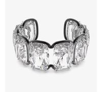 Swarovski Ladies Harmonia Crystal Cuff Bangle 5600039 In Clear Clear Large