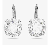 Swarovski Millenia Drop Earrings, Round Cut Clear Crystals in a Rhodium Plated Setting, from the Millenia Collection