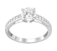 Swarovski Ladies Silver Attract Round Ring Size 52 5032920