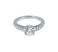 Swarovski Ladies Silver Attract Round Ring Size 52 5032920