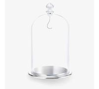 Swarovski White Bell Jar Display Large Crystal Ornament 5527606 - Swarovski Crystal / Stainless Steel