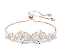 Swarovski , Lilia Butterfly Bracelet White Rosegold ,Multicolor female, Sizes: ONE SIZE