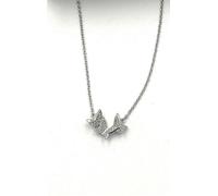 Swarovski Lilia Collection Necklace, Butterfly Design With Pavé Crystals 5636421