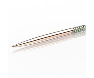 Swarovski Lucent Ballpoint Pen Yellow Crystal Rose Gold Tone 5637771