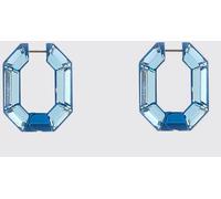 SWAROVSKI Lucent Crystal Hoop Earrings with a Snap Closure - Size: OS - female