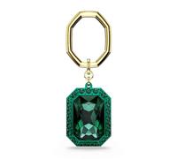 Swarovski Lucent Octagon Cut Green Key Ring 5666643 - Signature Edition | - Crystal