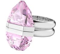 Swarovski Lucent ring, Magnetic, Pink, Rhodium plated
