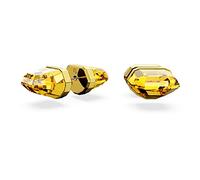 Swarovski Lucent stud earrings, Yellow, Gold-tone plated