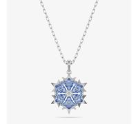 Swarovski Magic Rhodium Plated Blue Zirconia Snowflake Pendant Necklace 5735399