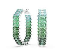 Swarovski Matrix 5705787 green hoop earrings