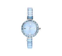 Swarovski Matrix bangle watch - Blue OS