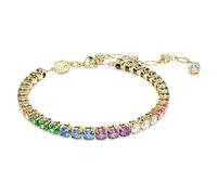 Swarovski Matrix Gold-tone Plated Multicoloured Round Cut Tennis Bracelet 5685691 - Crystal / Gold-tone Plated