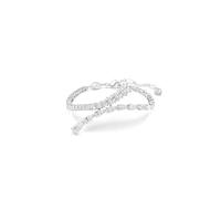 Swarovski Matrix Bracelet, Clear Mixed-Cut Stones in a Rhodium-Finished Setting, Part of the Matrix Collection