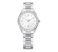 Swarovski Matrix Collection Date Watch, Swiss Made, Metal Bracelet