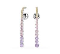 Swarovski Matrix Collection, Gradient Of Round Cuts, Multicolored, Rhodium Plated