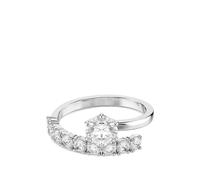 Swarovski Matrix cubic-zirconia wrap-around open ring - Silver OS