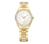 Swarovski Matrix Date Watch, Swiss Made, Metal Bracelet, Gold Tone, Gold-Tone Finish