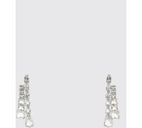 SWAROVSKI Matrix Drop Earrings with Clear Crystals and a Push-Back Closure - Size: OS - female