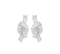 Swarovski Matrix earrings - Silver One Size
