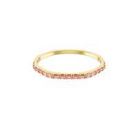 Swarovski Matrix bangle, Baguette cut, Pink, Gold-tone plated