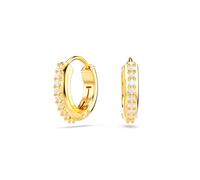 Swarovski Matrix Hoop Earrings Goldplated Stainless Steel 5697228 - Woman - Stainless Steel Gold 11