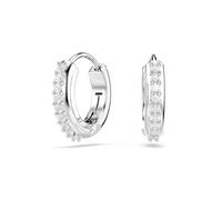 Swarovski Matrix Hoop Earrings Stainless Steel 5690670 - Woman - Stainless Steel Silver 10 mm