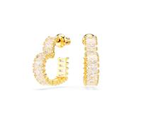 Swarovski Matrix Hoop Earrings Stainless Steel 5693512 - Woman - Stainless Steel Gold 19 mm