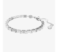 Swarovski Matrix Rectangle White Crystal Bracelet 5707200 In Silver Silver 20.5cm
