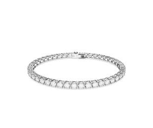 Swarovski Matrix Rhodium Plated 7" Crystal Tennis Bracelet