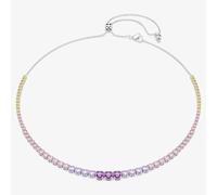 Swarovski Matrix Rhodium Plated Multicolour Crystal Necklace 5751196