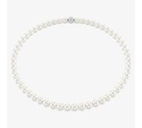 Swarovski Matrix Rhodium Plated White Crystal Pearl Necklace 5747746