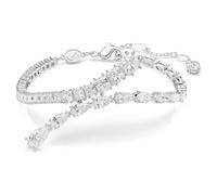 Swarovski Matrix Rhodium Plated White Mixed Cuts Bracelet 5693154 - - Crystal / Rhodium Plated