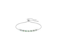 Swarovski Matrix Silver Green Round Cut Bracelet