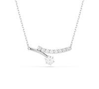 Swarovski Jewellery Swarovski Matrix Round Cut Crystal Necklace 2.8cm, 38-45cm