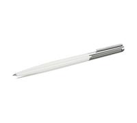 Swarovski Matrix Tennis Ballpoint Pen, White, Chrome Plated