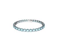 Swarovski Matrix Tennis Bracelet Collection, Pink Crystals, Blue Crystals, Clear Crystals, Round Cut, Rhodium Finish, Gold Tone Finish, Rose Gold Tone Finish, one size, Brass Crystal, Without