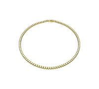 Swarovski Matrix Tennis Necklace Yellow Gold Plated 5661191